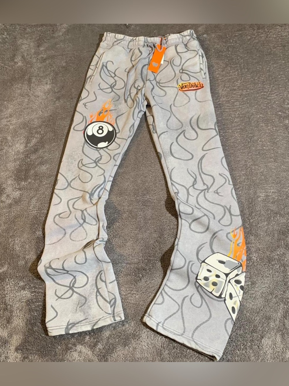 Von Dutch Men's Grey Joggers